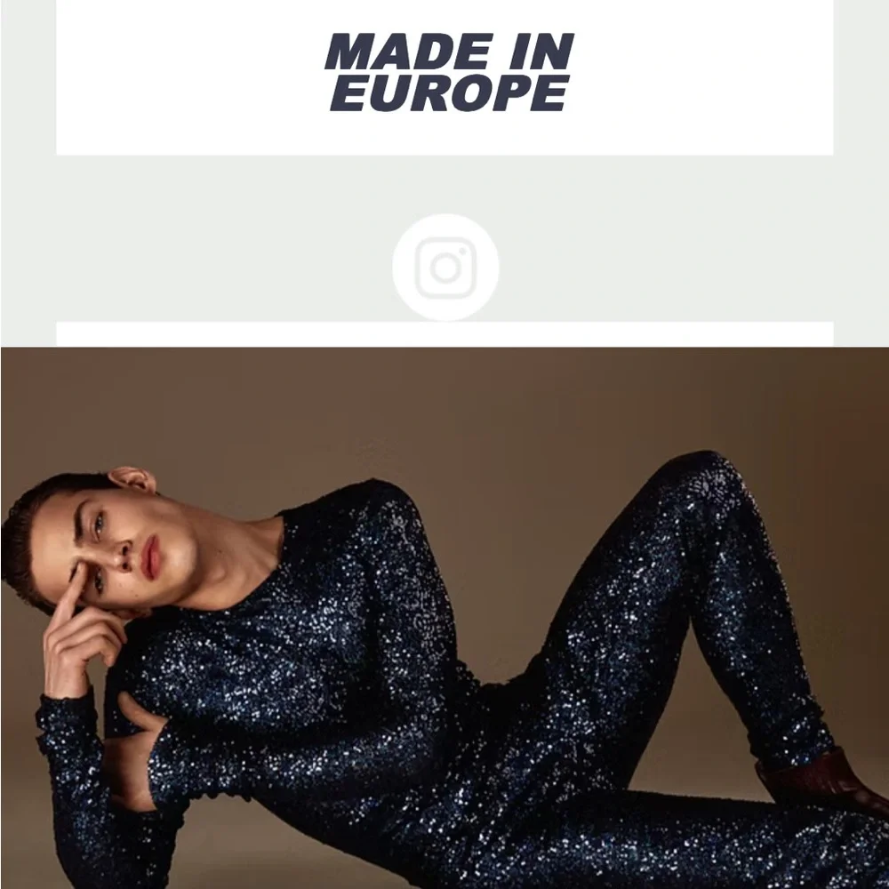 Lazoschmidl Glitter Lurex Metallic Silver Luke Lounge Pants Unisex Size $290 NEW